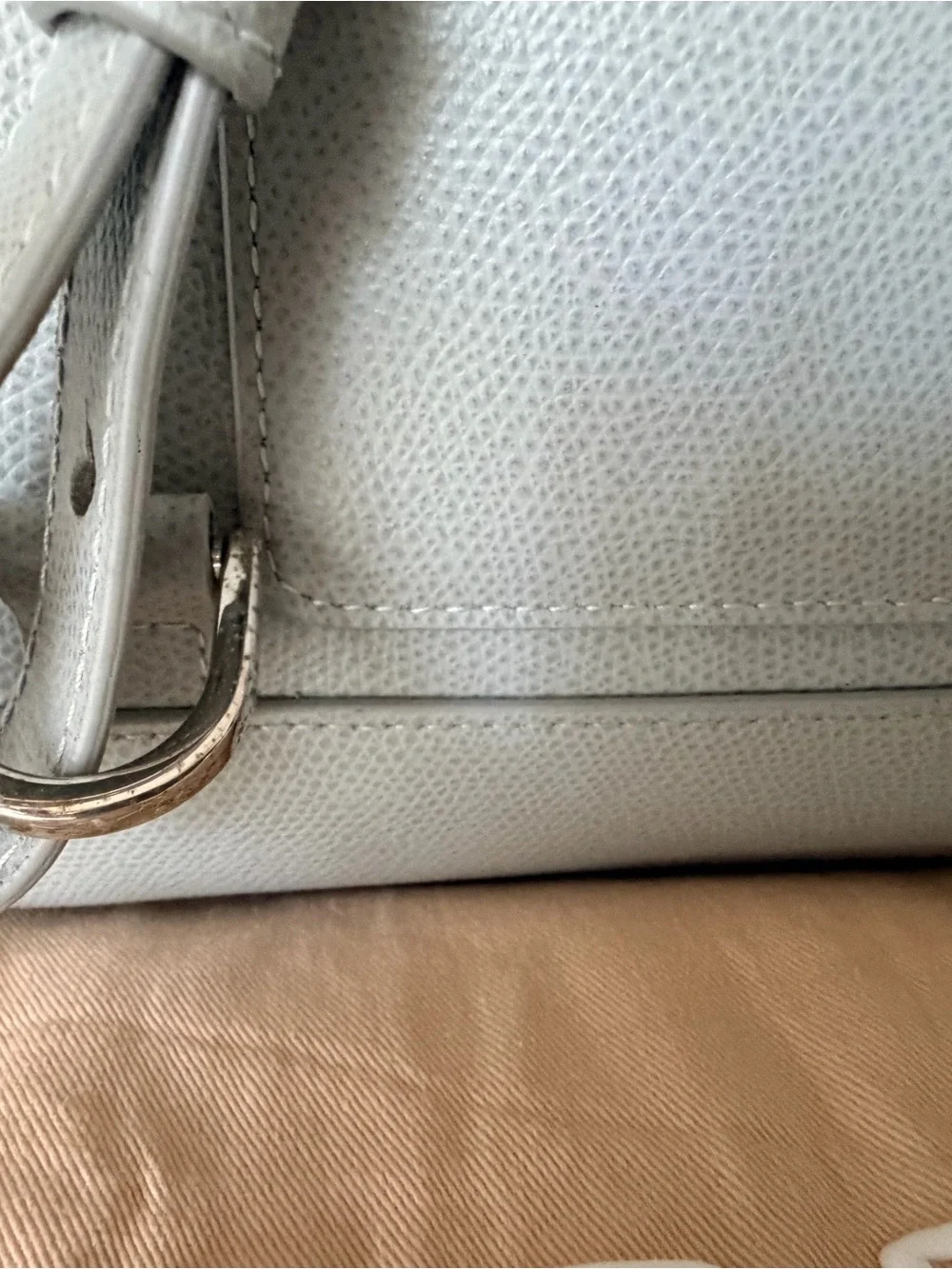 Senreve Alunna Ice Blue Grey 2-way bag backpack/ crossbody with extra strap